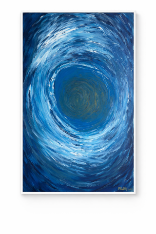 circular vortexin the blue